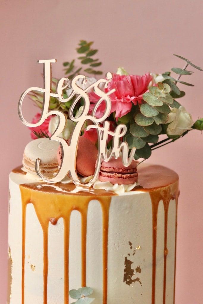 seminakedfloralcakecarameldripcelebrationcakemelbourne