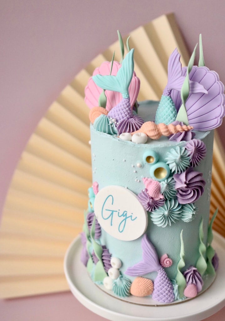 The Number Little Mermaid Cake - Simply Cupcakes-sonthuy.vn