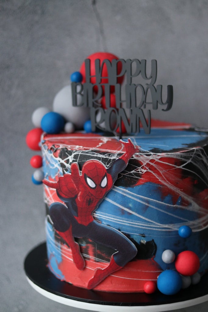 Spiderman Cake (PC630) – Isher Eggless Bakers-sonthuy.vn